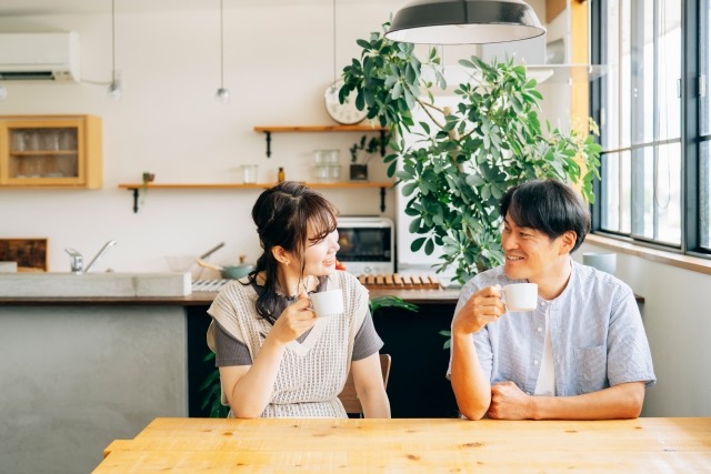 夫婦でお茶